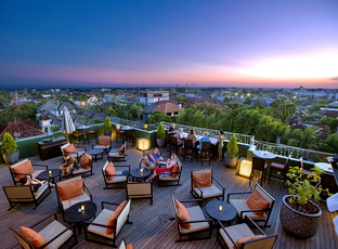 21. L Hotel Seminyak - Sunset at Luna Rooftop